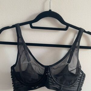 Victoria's Secret Black Sheer Bra
